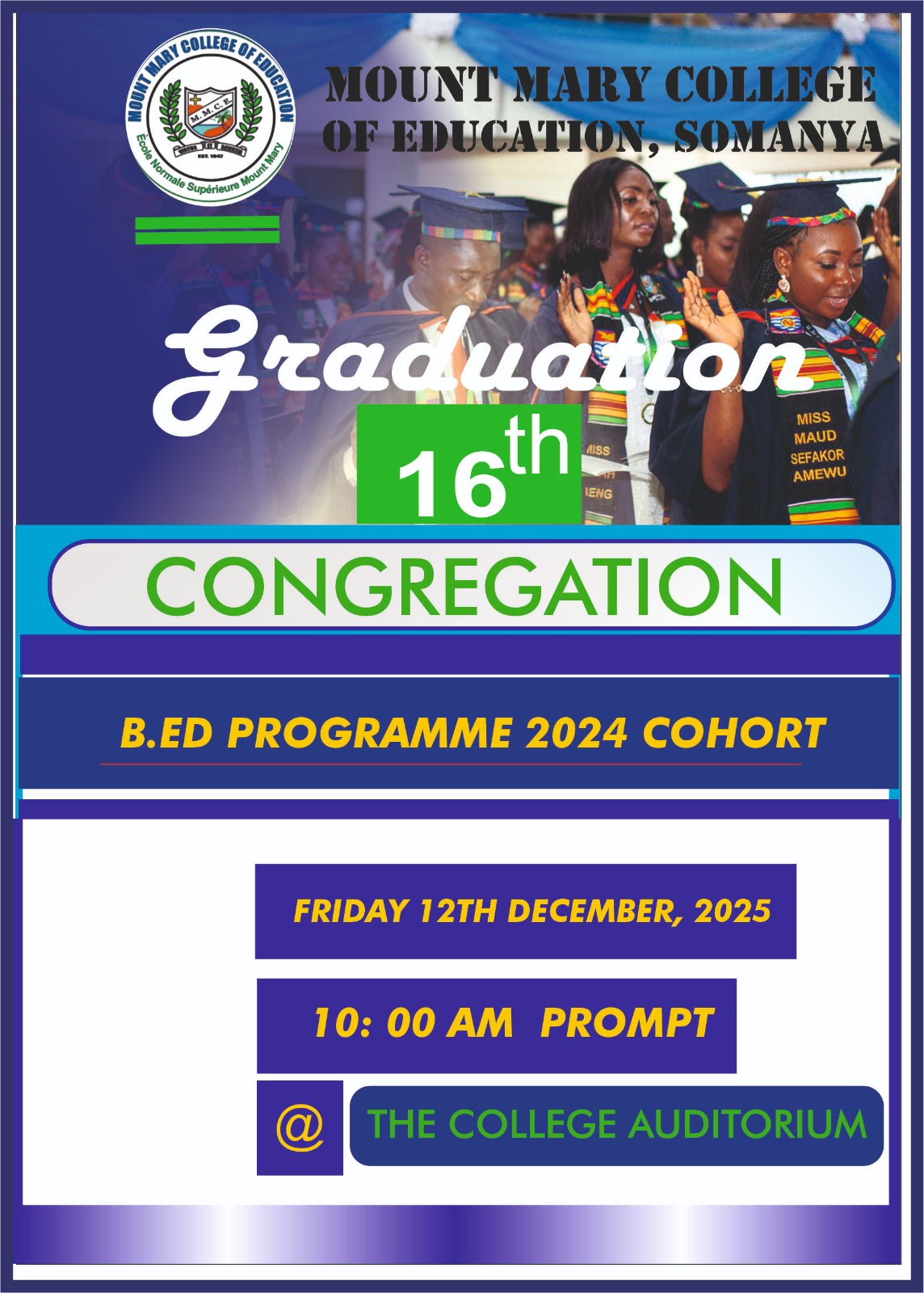 16th Graduation Ceremony