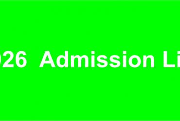 2025/2026 Admission List second Batch